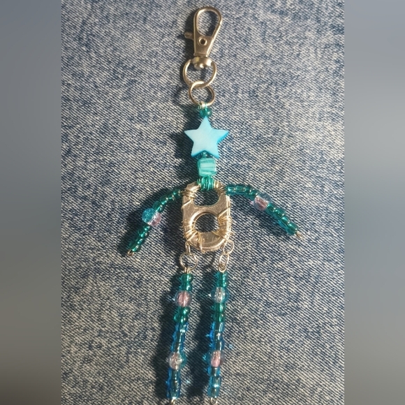 Hand Crafted Accessories - Handcrafted Soda Tab Keychain